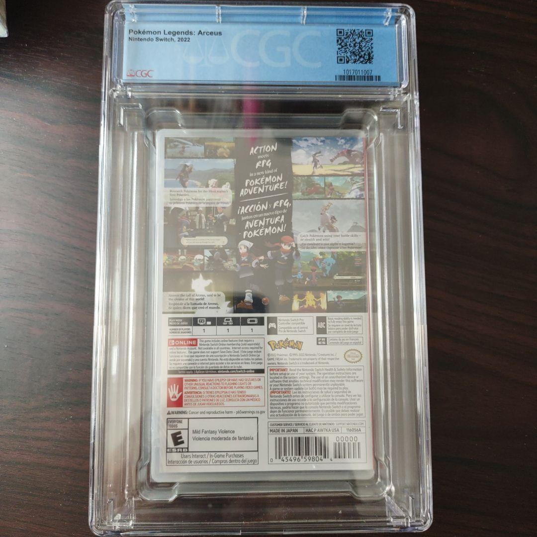 新品　ポケモン アルセウス SWITCH GRADED CGC 9.8