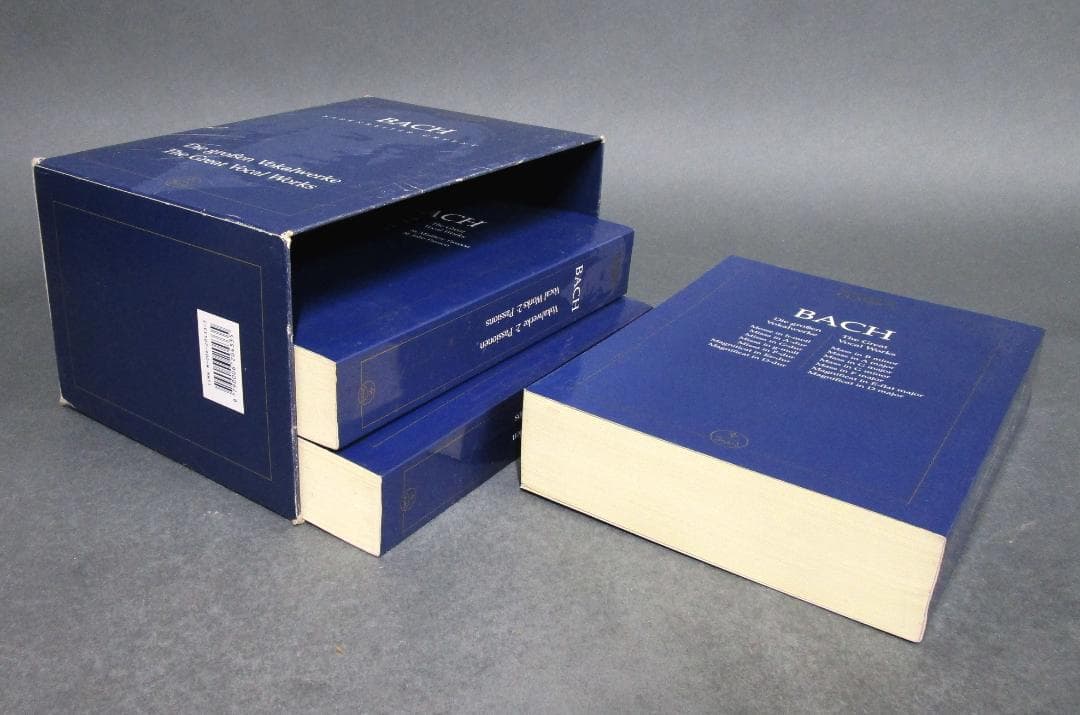 輸入楽譜本［バッハ BACH］ボーカル作品集 全3巻