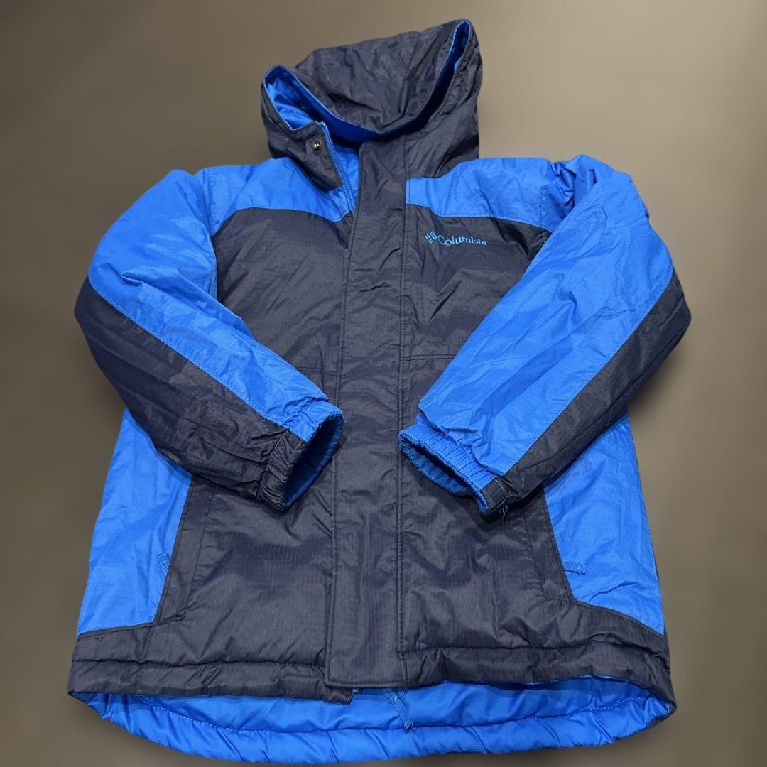 キッズ！Columbia 子ども用スキーウェア 青/黒120cm