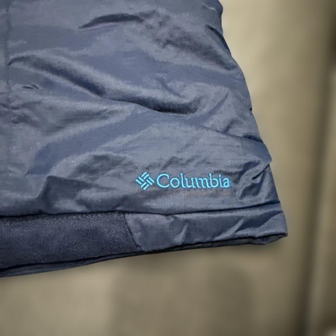 キッズ！Columbia 子ども用スキーウェア 青/黒120cm