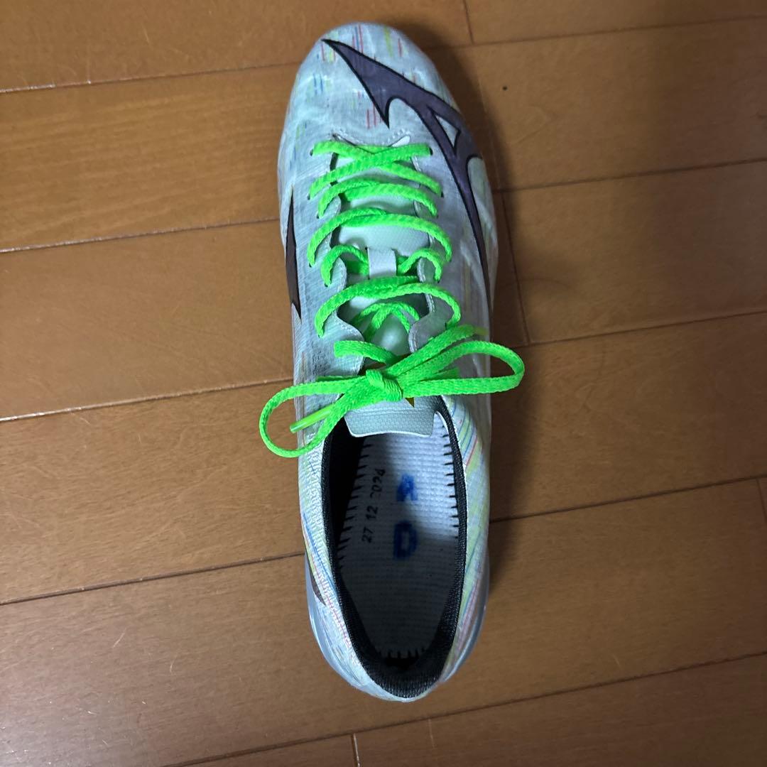 MIZUNOアルファ2PRO ホワイト×シルバーイリディセント 26.5センチ