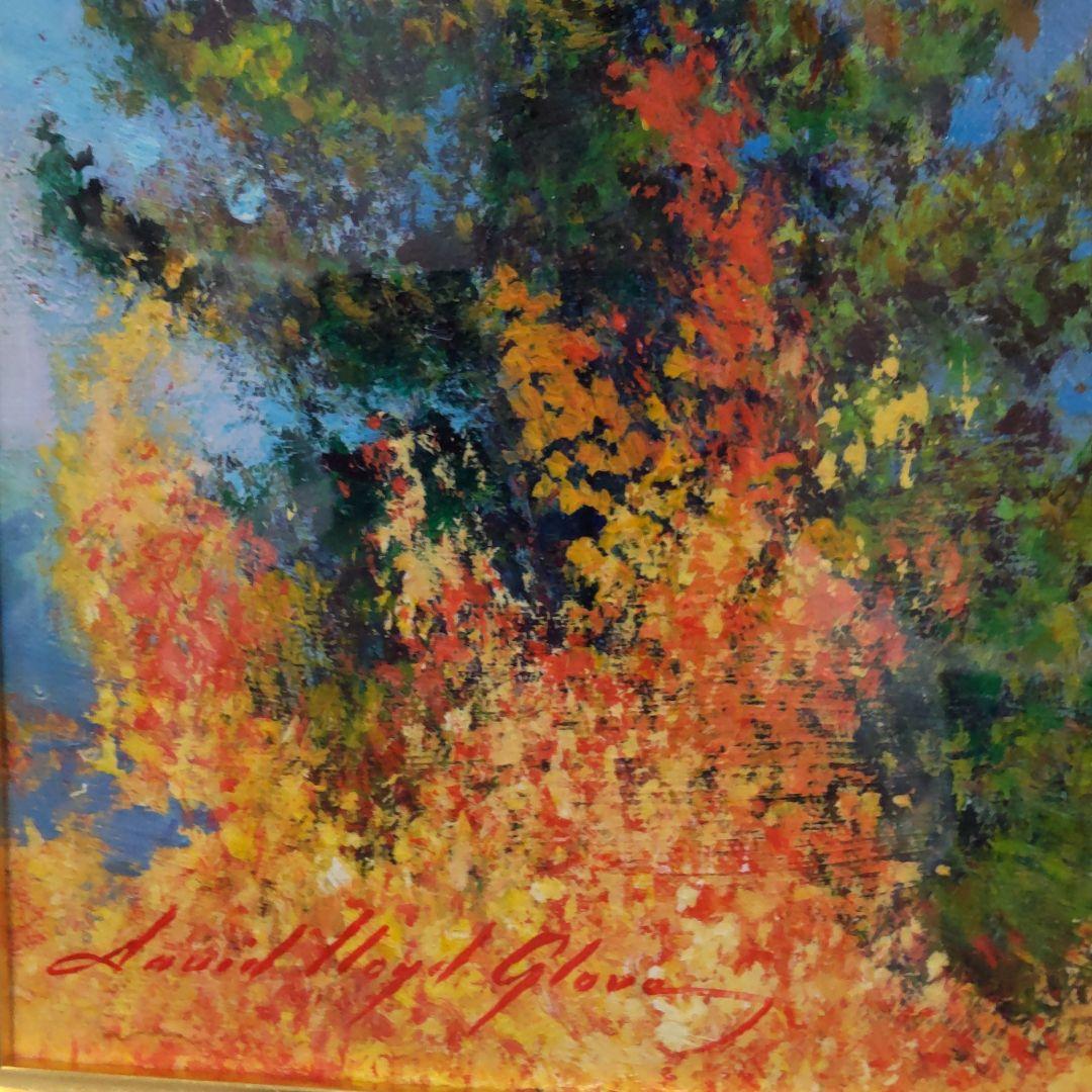 絵画　ディビド・ロイド・グローバー◇純粋なブルー