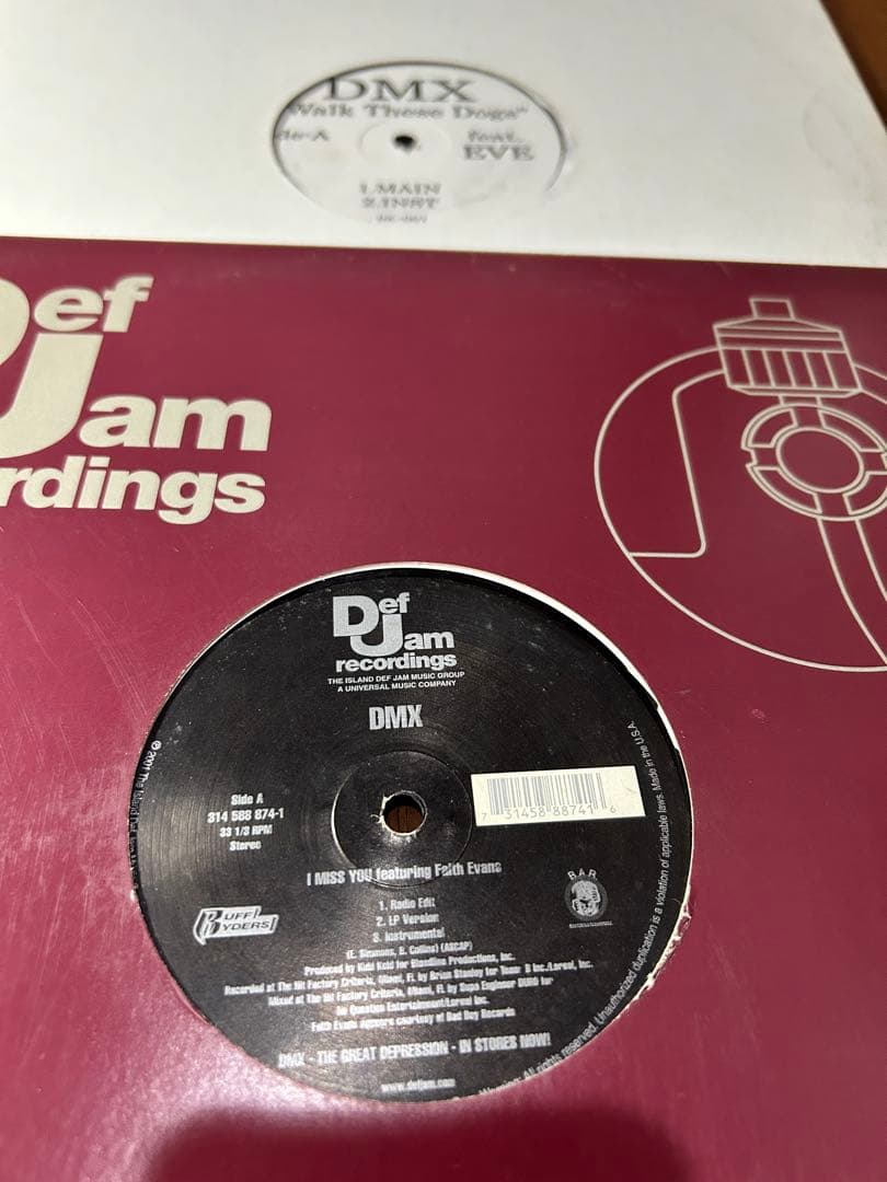 DMX レコード11枚セット　イヴ　ラフライダース