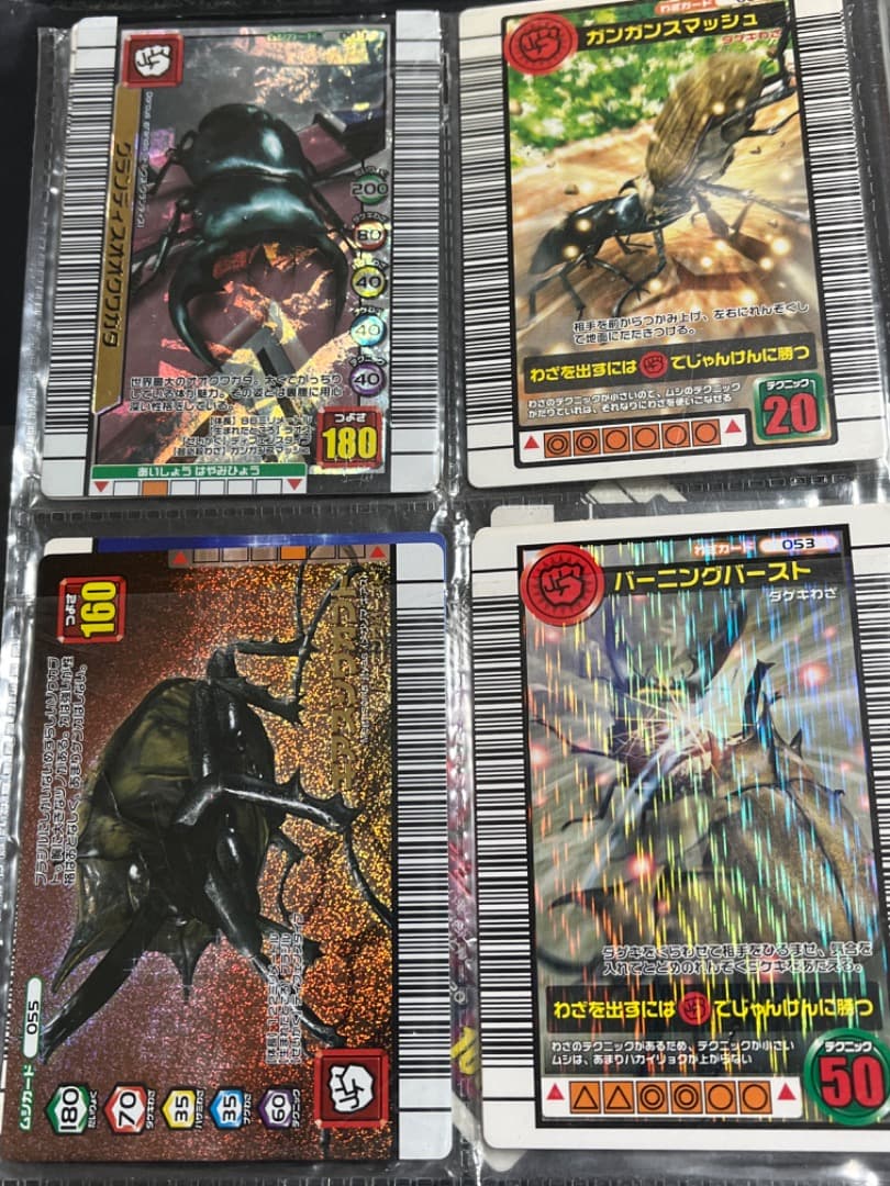 ムシキング  所持カード集