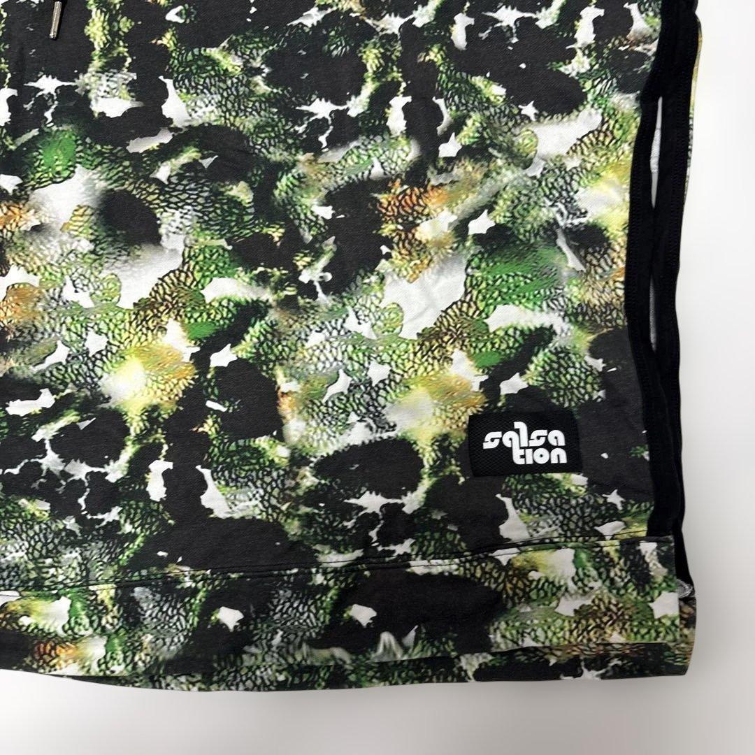 サルセーション　カモフラージュパターン フード付きパーカー上下セット