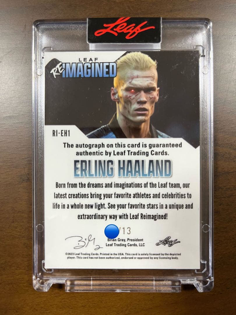 アーリング・ハーランド ✖️ターミネーター Leaf 直筆サインカード