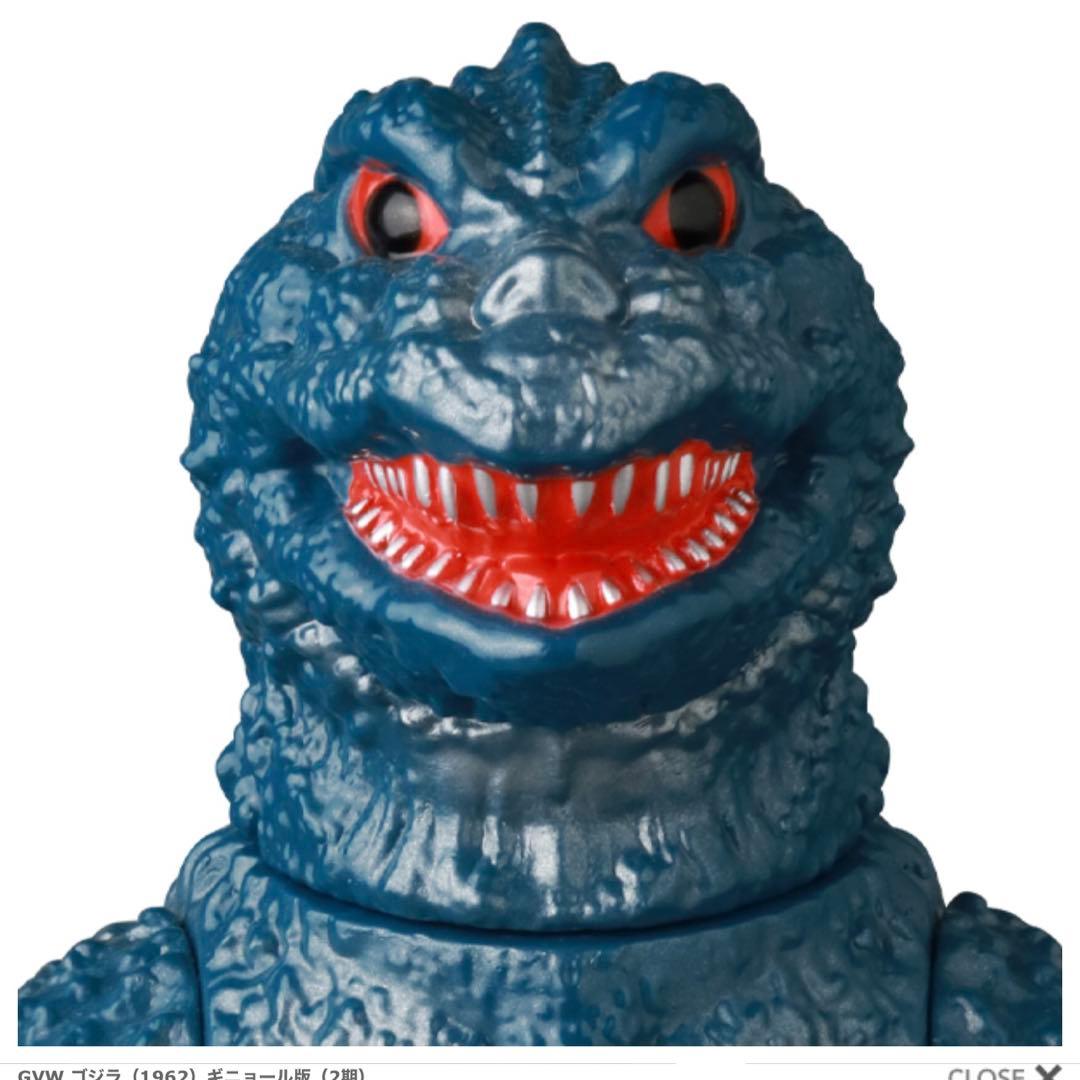 【極美品　希少】GVWゴジラ (1962) ギミック版 青色 未開封　安楽安作