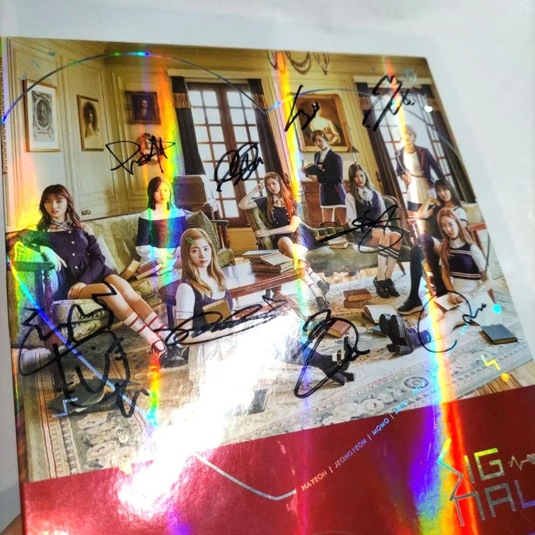 ⭐全メンバー直筆サイン入り⭐TWICE⭐韓国盤KPOP⭐トゥワイス⭐