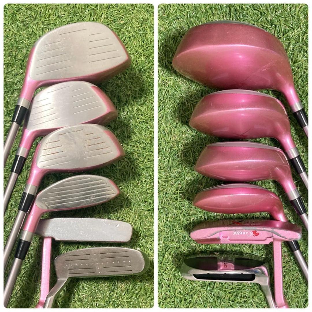 初心者オススメ！ Cougar レディースゴルフクラブ　12本　簡単