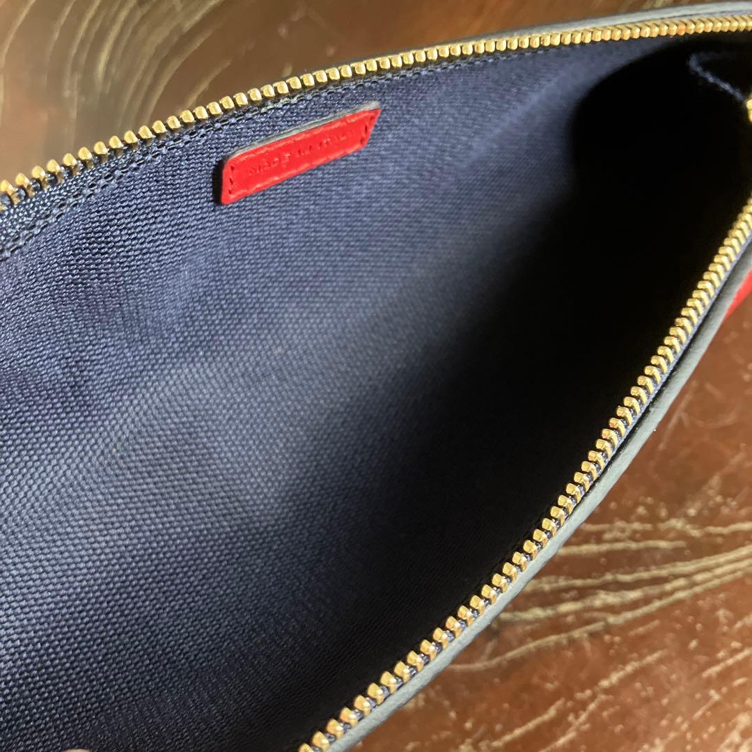 SMYTHSON 赤 筆箱　新品未使用　値下げ不可