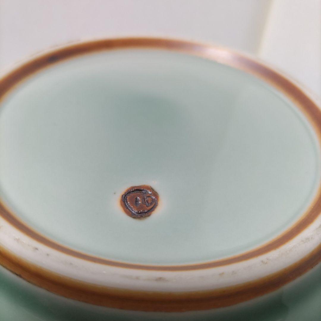 茶道具　水指　飛青磁　青磁