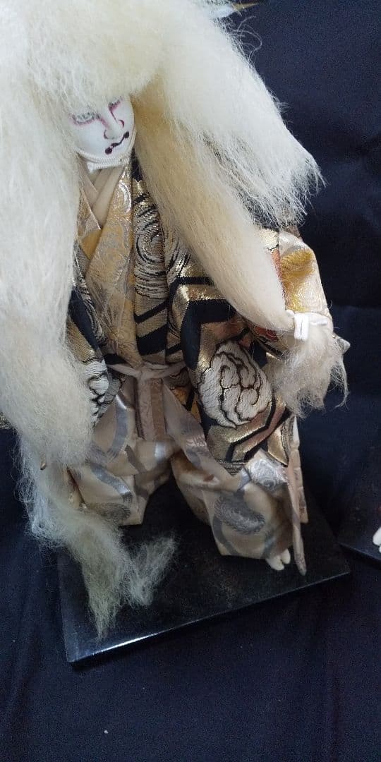 アンティーク紅白歌舞伎 人形