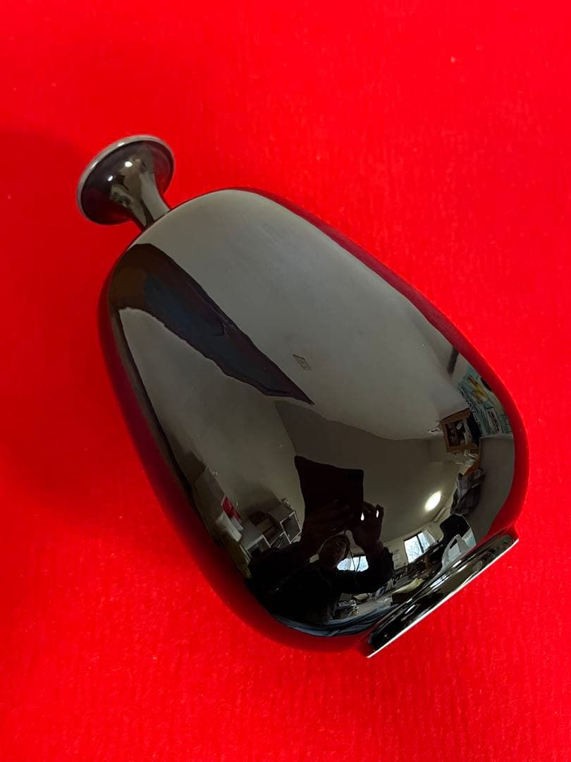 【特価】柳雨軒 三代 人間国宝 徳田八十吉（正彦銘）壺 高約21.5㎝ T260