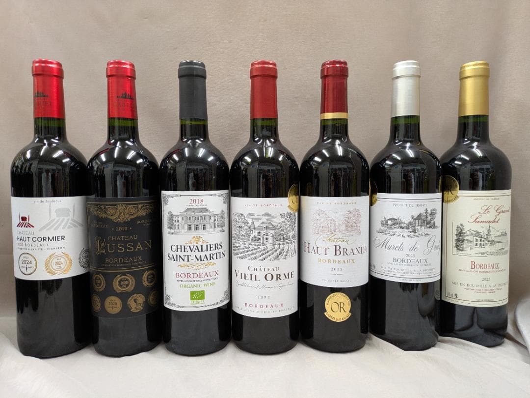 ボルドー金賞 AO格付　赤セレクション 12本セット 750ml　ｖ3