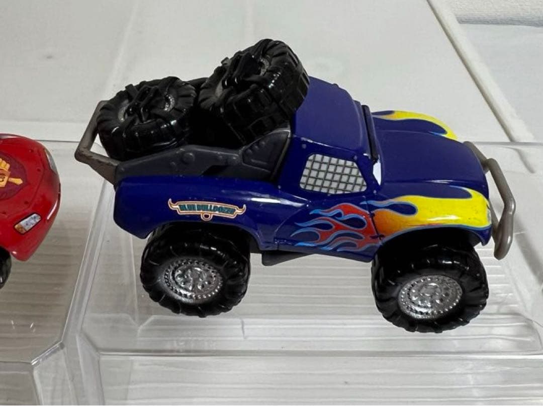 カーズ、ミニカー、（マテル）オフロードタイプ、マックイーン、ブルー・グリット