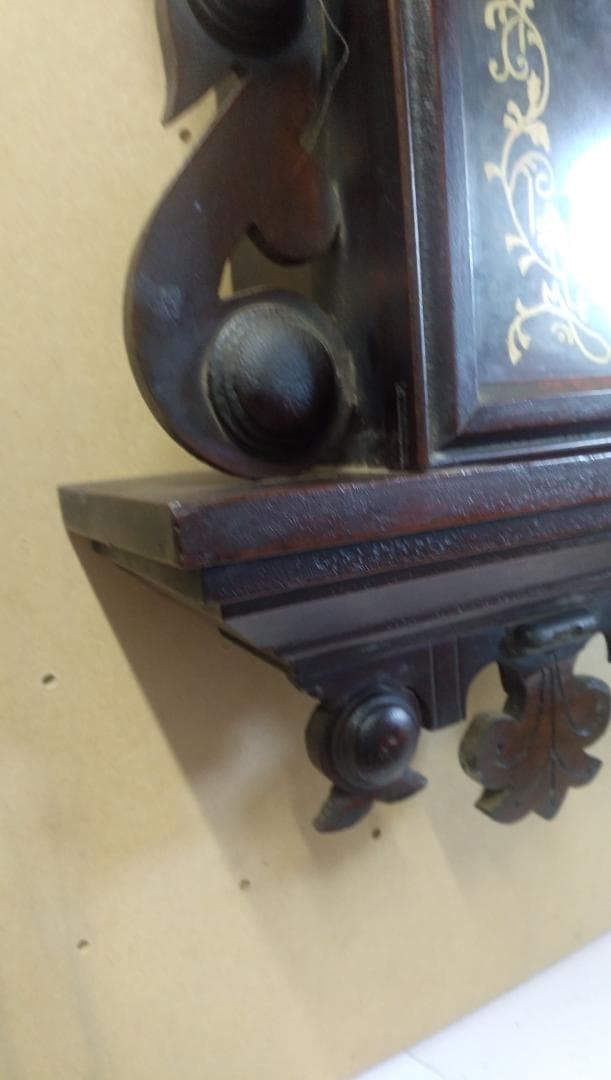 古い柱時計   ⑫