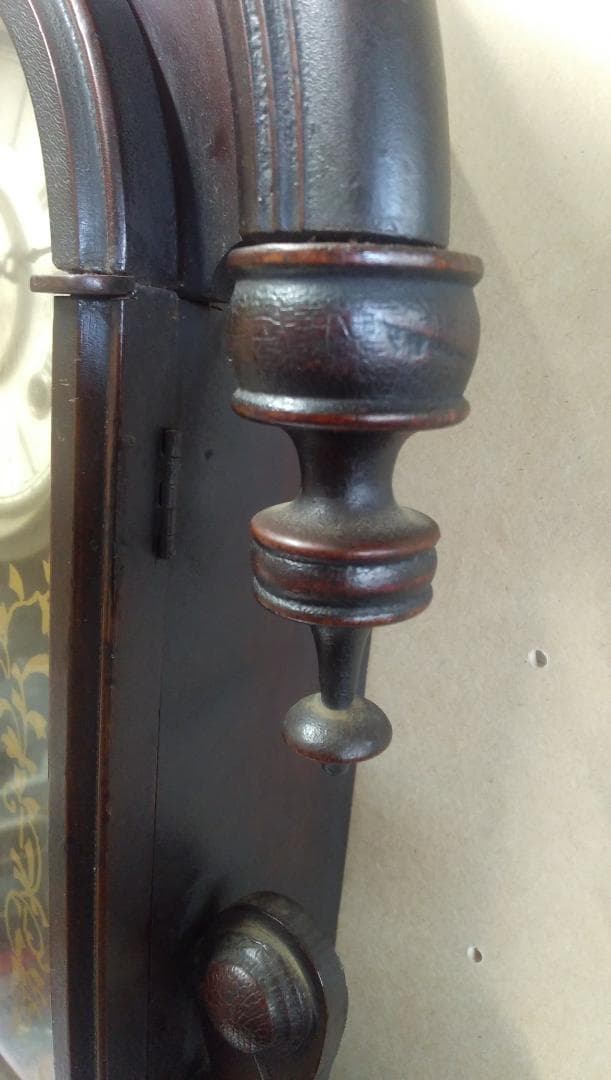 古い柱時計   ⑫