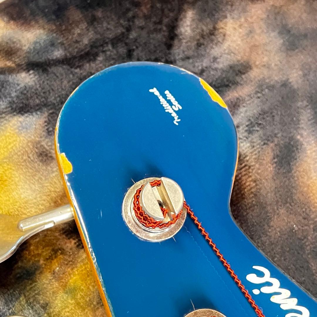 フォトジェニック ジャズベース シースルーブルー 管AC