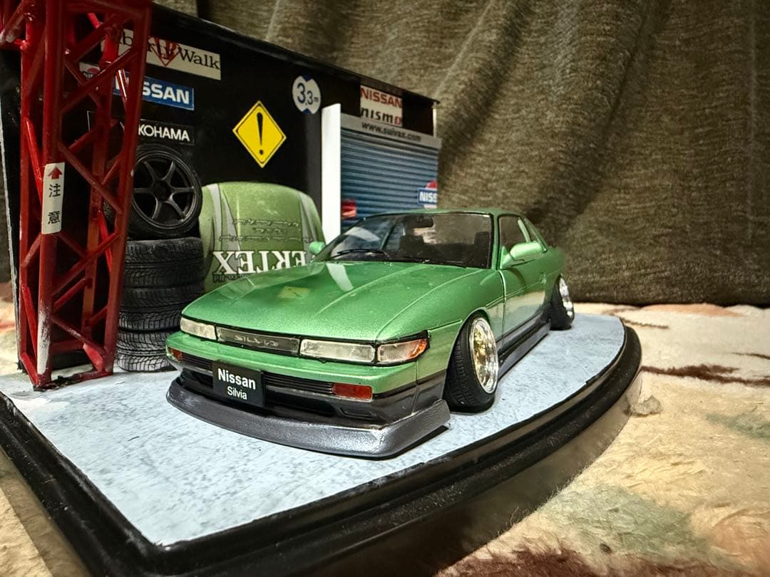 S13 シルビア 1/24 ジオラマ