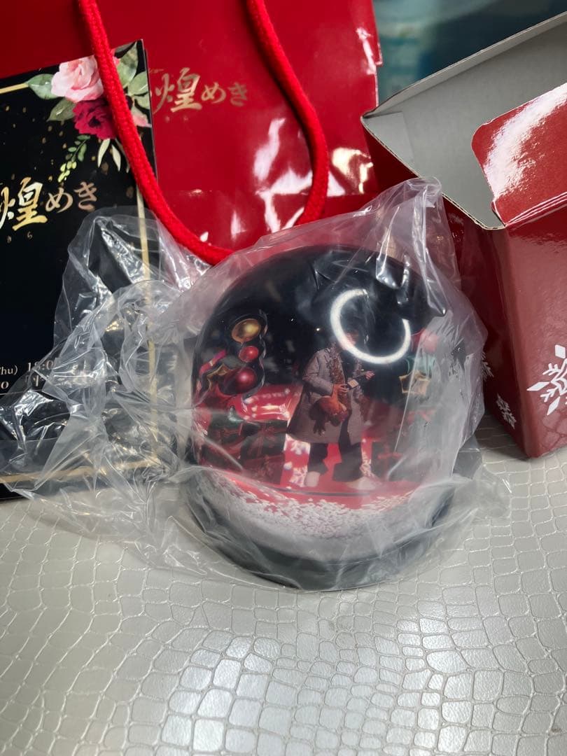 近藤真彦45周年ディナーショー 永遠の煌めきグッズ　スノードーム　非売品　マッチ