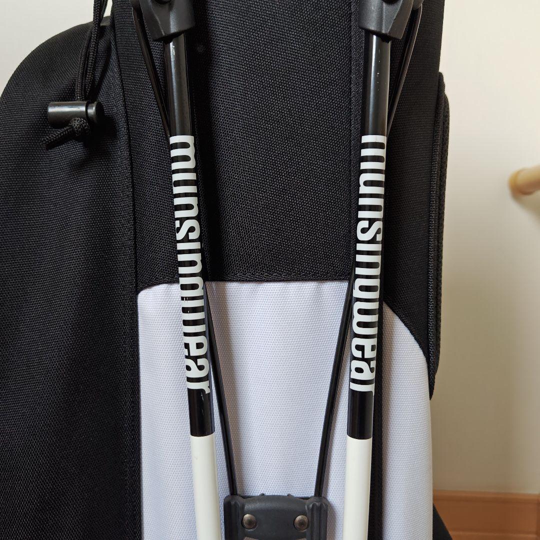 munsingwear キャディバッグ ブラック・ホワイト