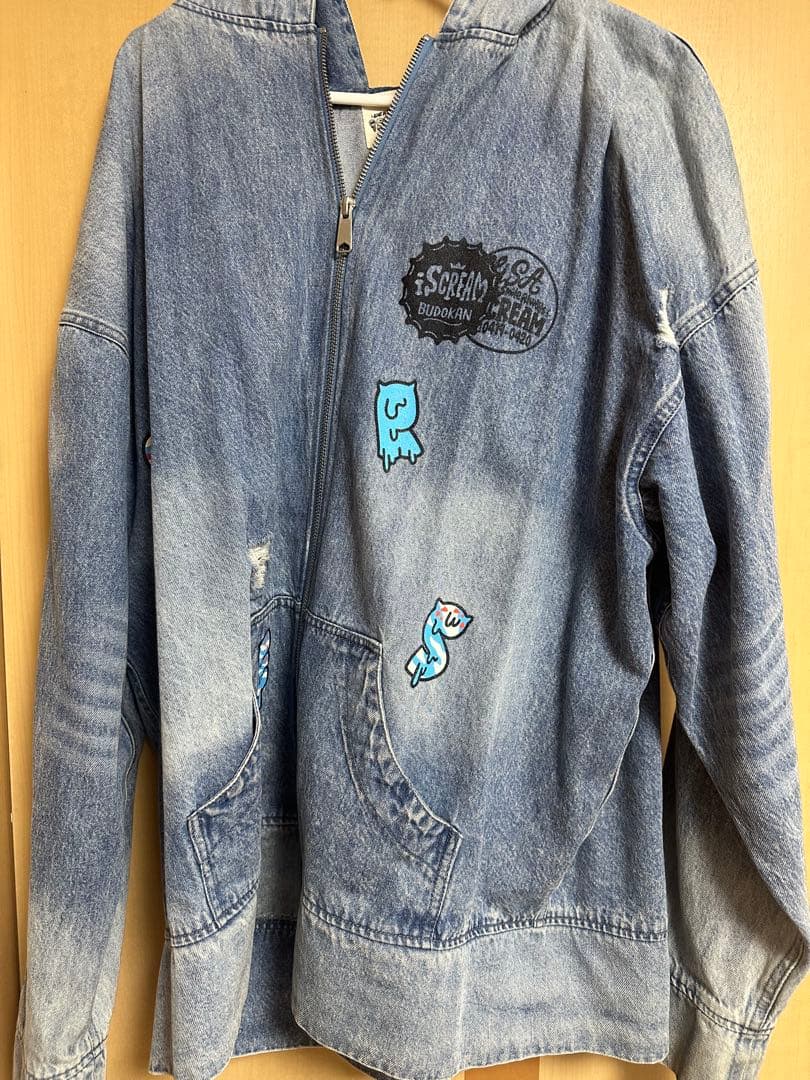 【美品】LiSA デニムパーカー ～i SCREAM Ver.～ Lサイズ