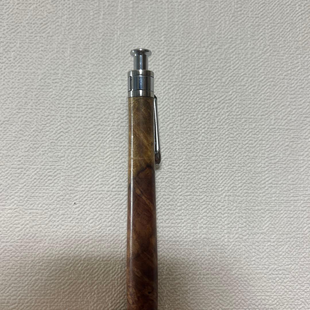 工房楔　シャープペンシル　0.5ミリ　花梨紅白