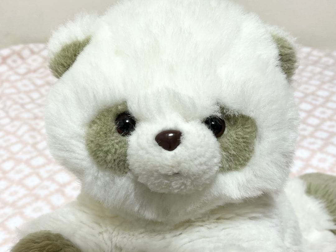 ぬいぐるみの三英 たぬき 昭和レトロ　あらいぐま　当時物　日本製