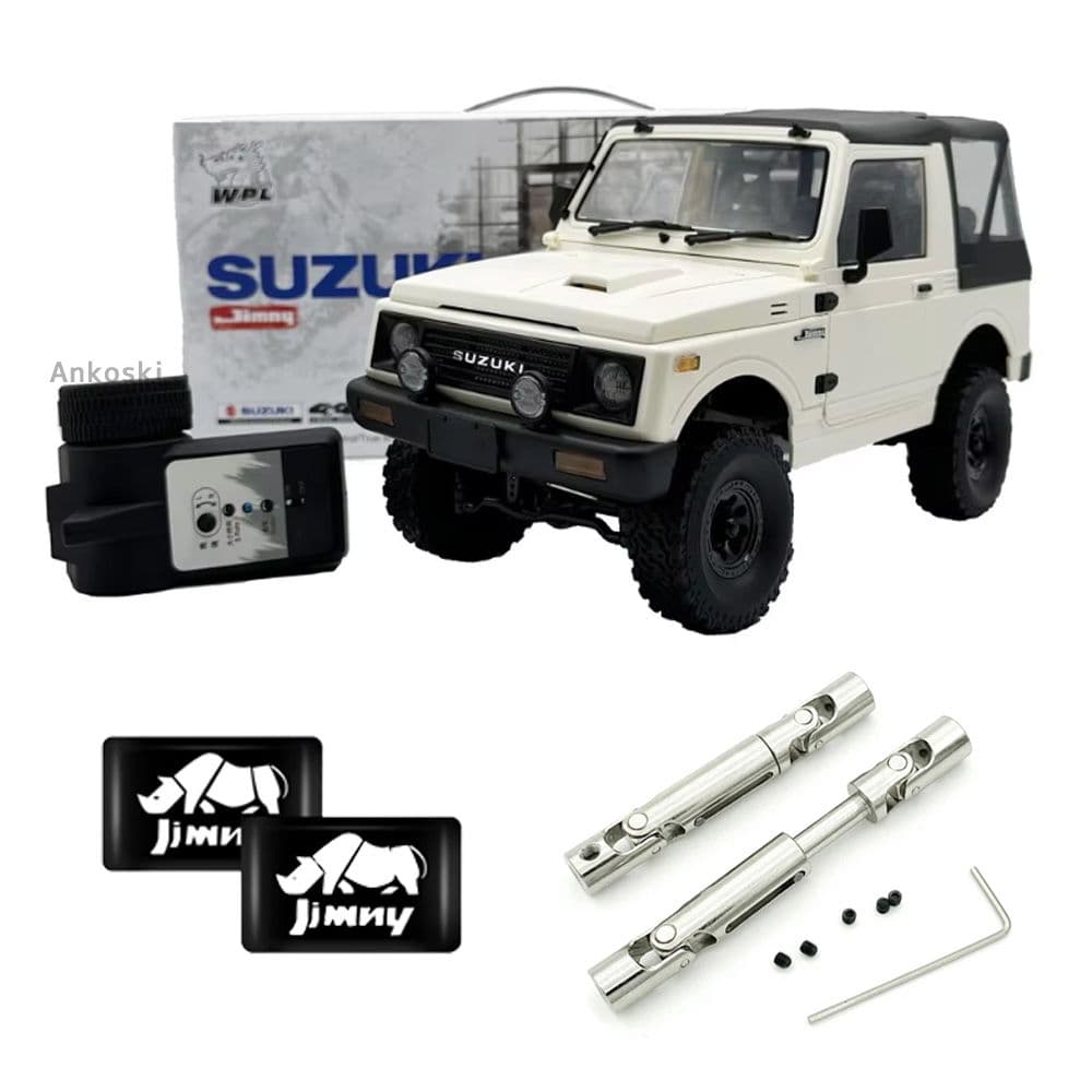 【金属製プロペラシャフトとオマケ付き】WPL C74-1 ジムニー 幌