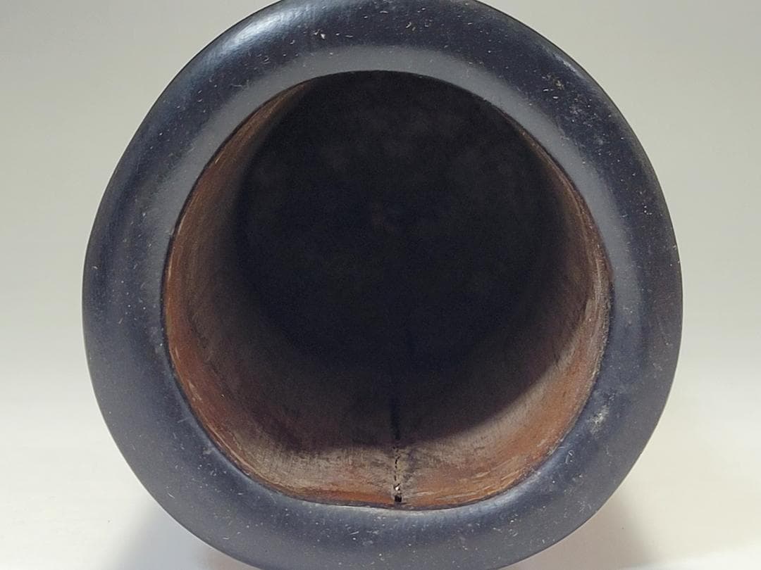 竹製 筆筒 明清時代 高さ約13.1cm