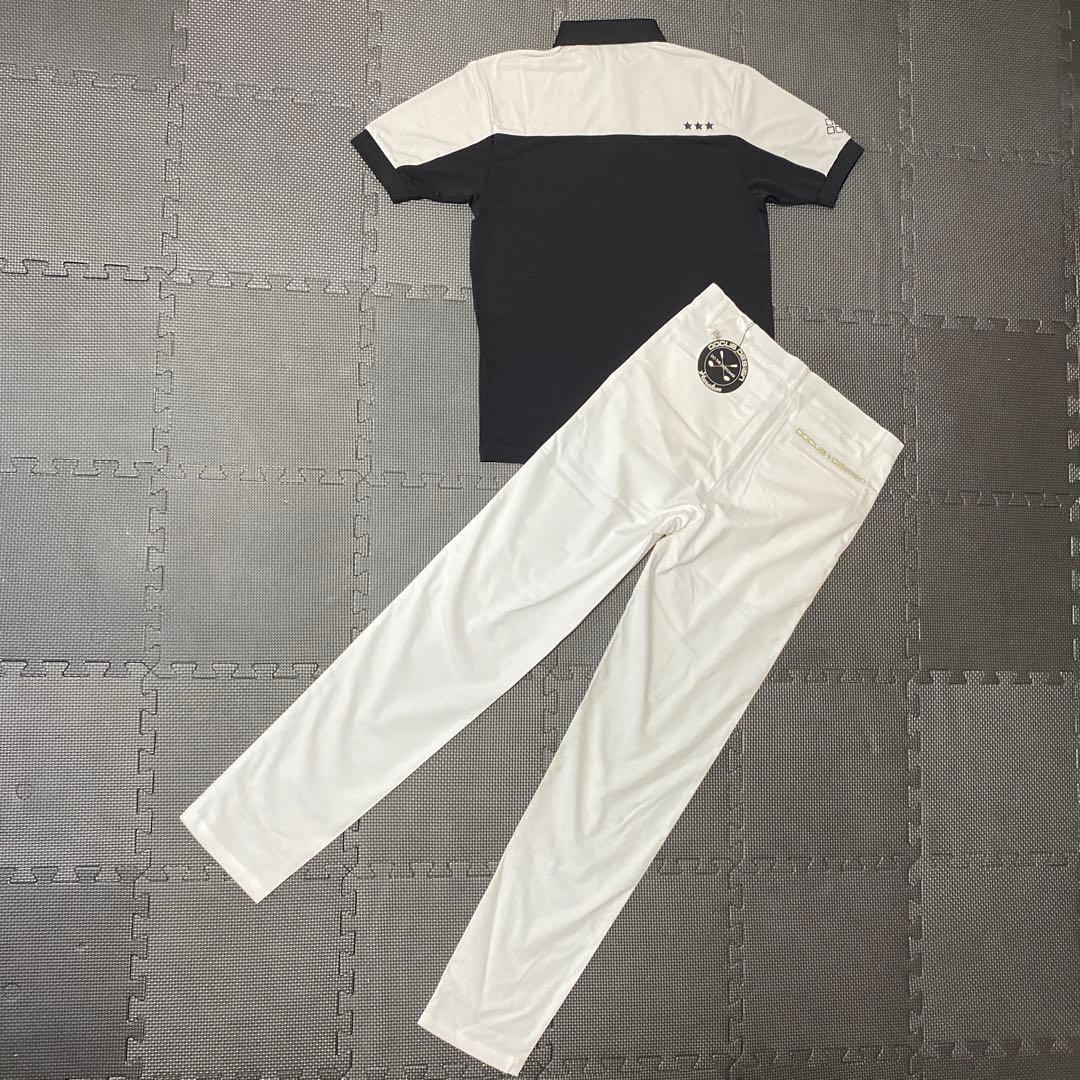 DOCUS 新品　ポロシャツ　スーパーストレッチパンツ　ドゥーカス　上下