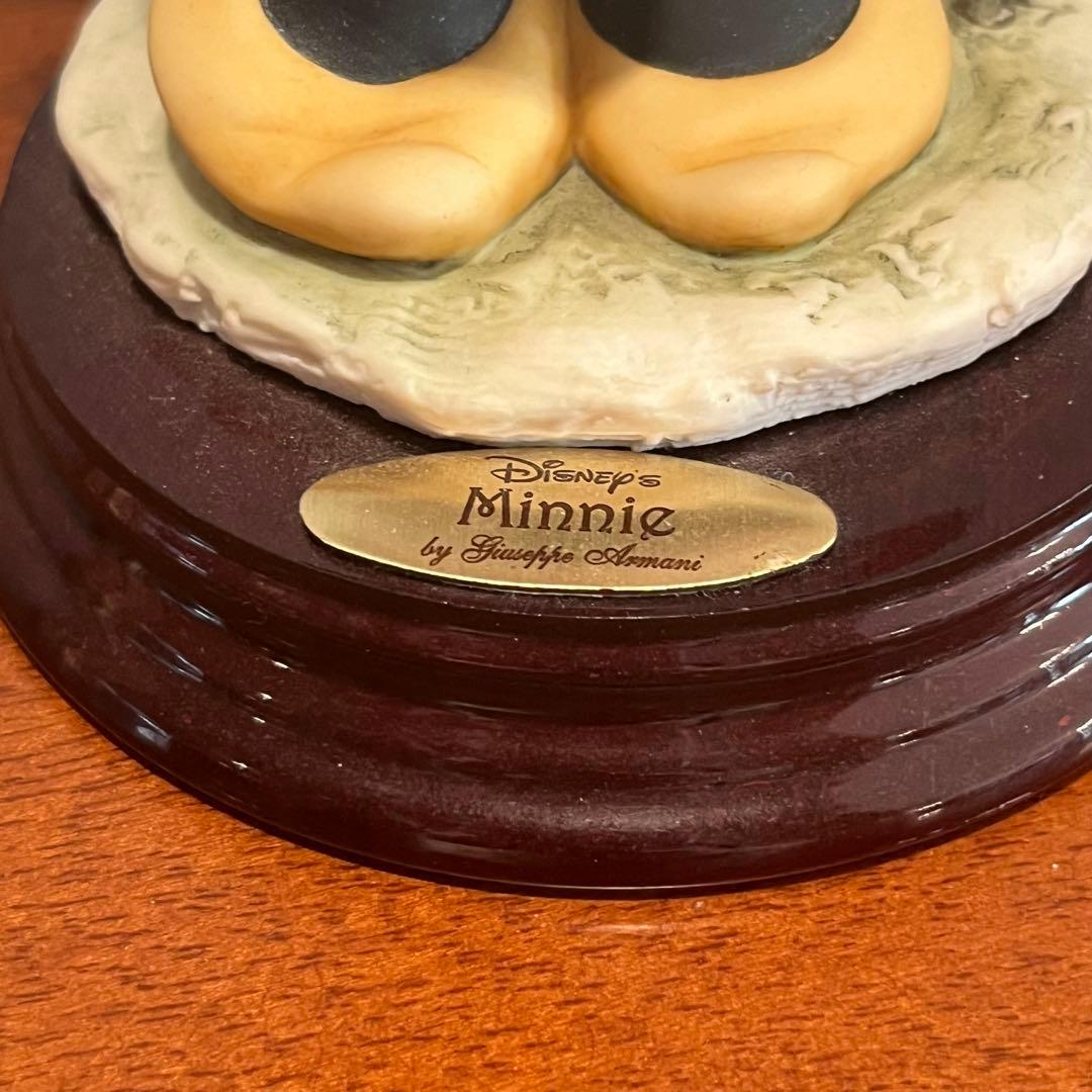 ジョゼッペアルマーニ　美品　ミニーマウス　ディズニー　陶器　人形　フィギュリン