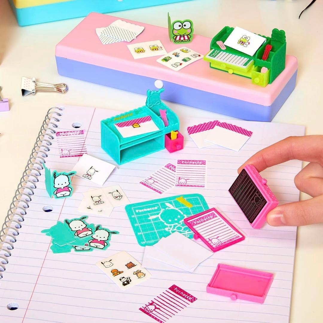 ミニバース　ハローキティ＆フレンズ　ミニチュア　ステーショナリー　全種類セット