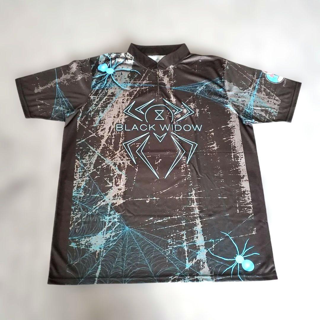 ✨新品✨ボウリングウェア　【2XL】　ブラックウィドー　ブラック　大きめ