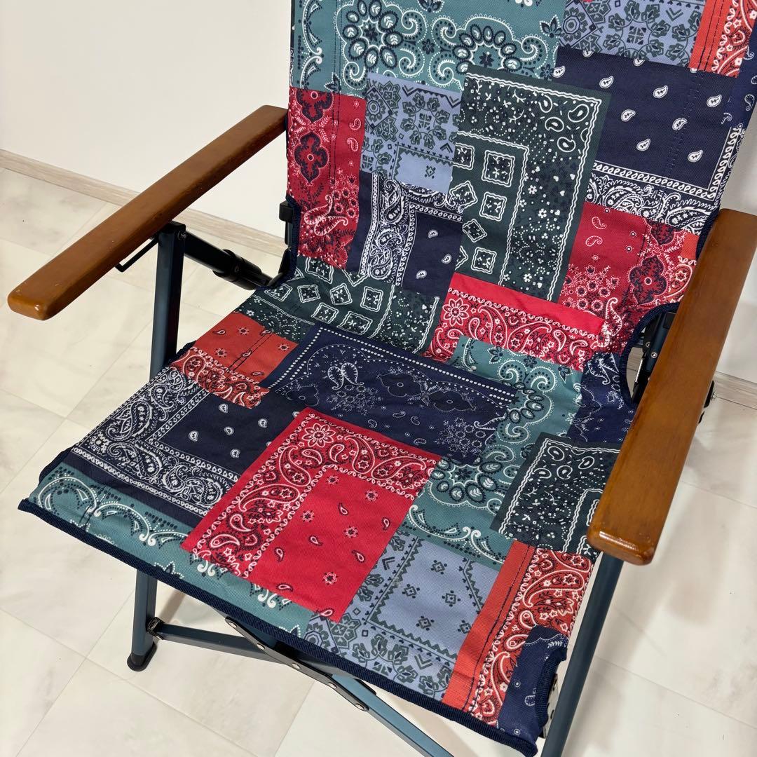 Coleman × BEAMS レイチェア バンダナ柄　コラボ限定2脚セット