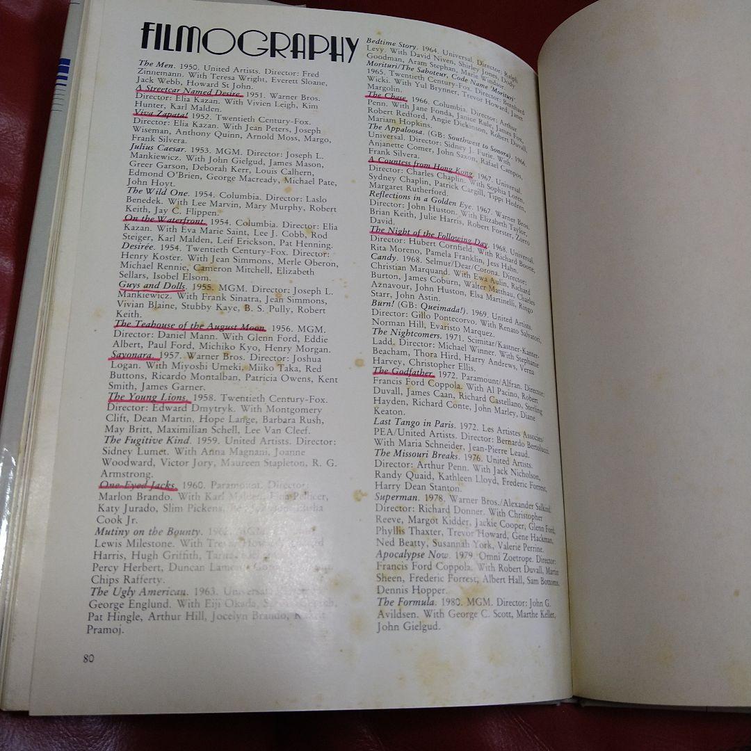 マーロン・ブランド 洋書 写真集 THE SCREEN GREATS