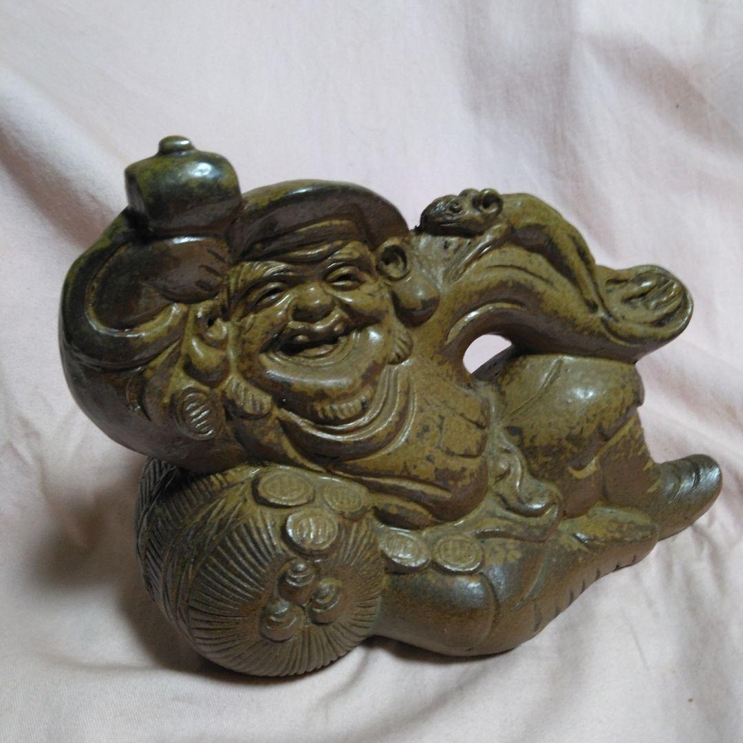 備前焼　木南知加選作　大黒天