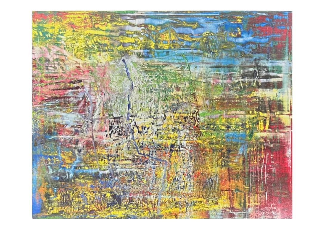 限定マット額装品/ゲルハルト・リヒター/Abstract Painting
