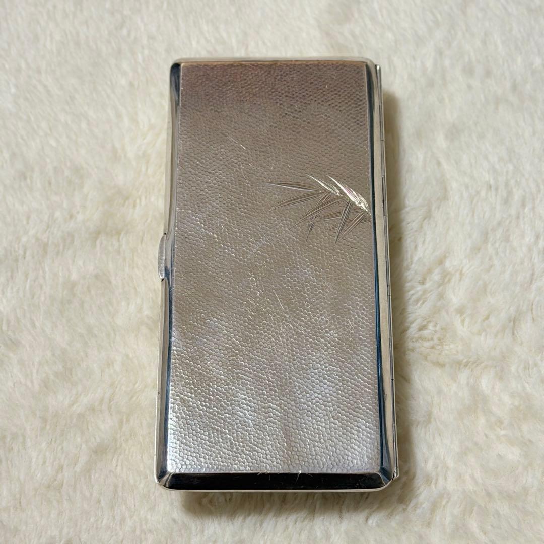 銀 silver 950刻印 煙草入れ シガレットケース 207g 骨董