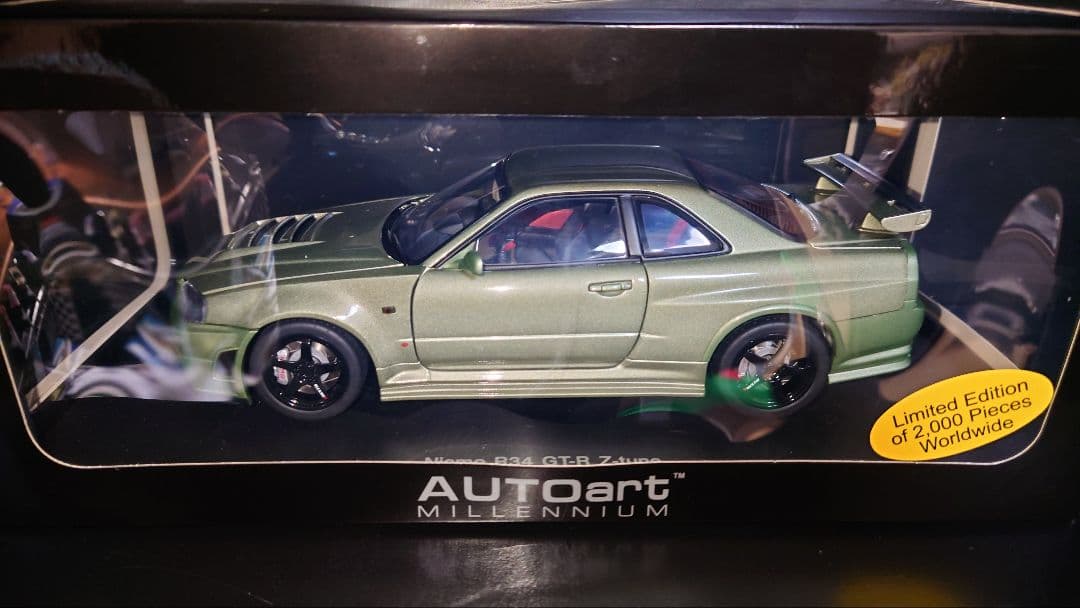 1000台限定 1/18 autoart NISSAN SKYLINE r34