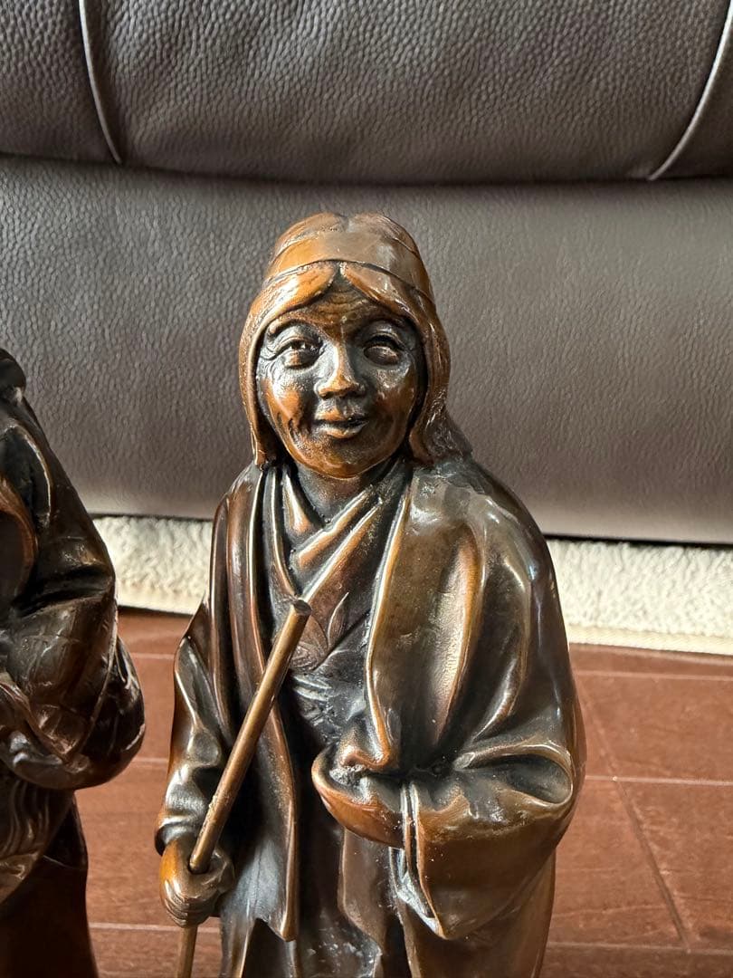 高砂人形 住吉8寸 高砂 翁・姥 置物 縁起物