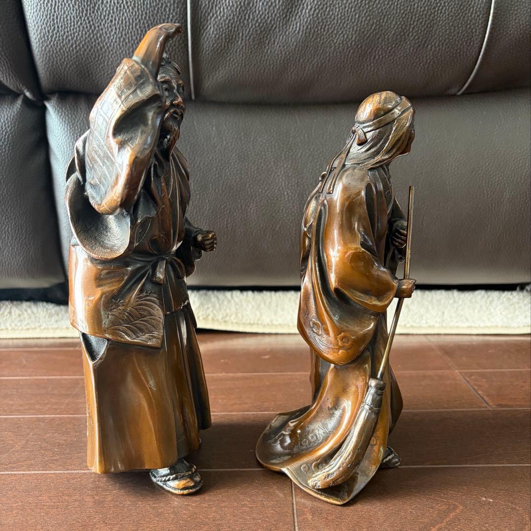 高砂人形 住吉8寸 高砂 翁・姥 置物 縁起物