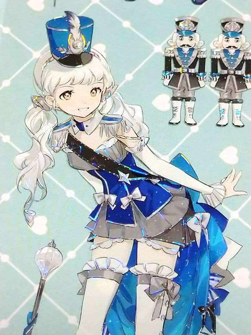 J779＃皇家蓝绸(贝壳光)shine切り売り海外人物マステ女の子