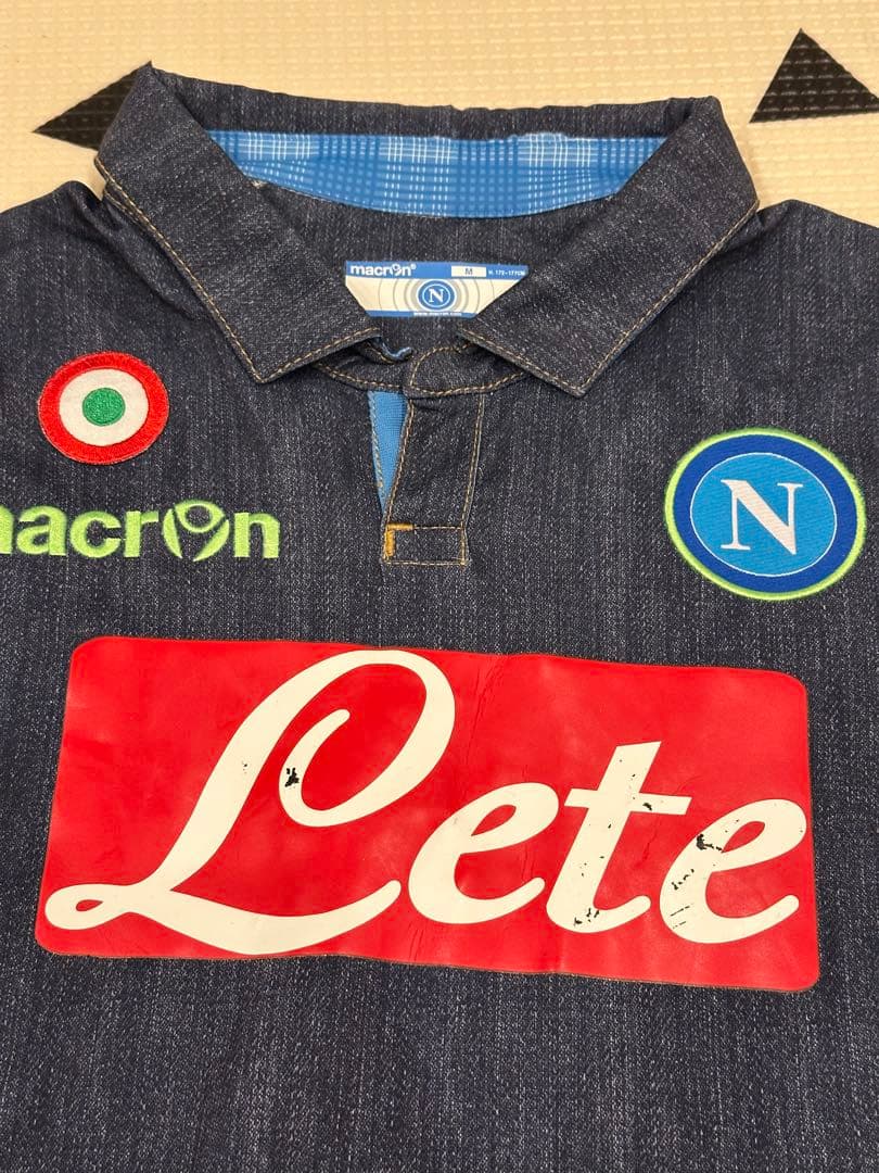 セリエA ナポリ ユニホーム 12-13シーズン デニム macron製
