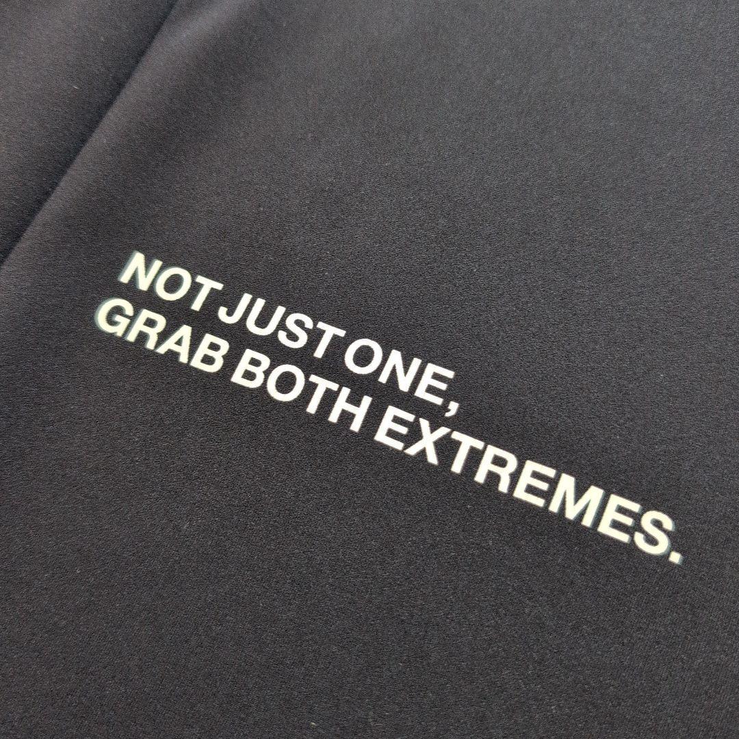 【美品】ラフロッグゴルフ　ダンボールニット素材　モックネック長袖　黒　XL