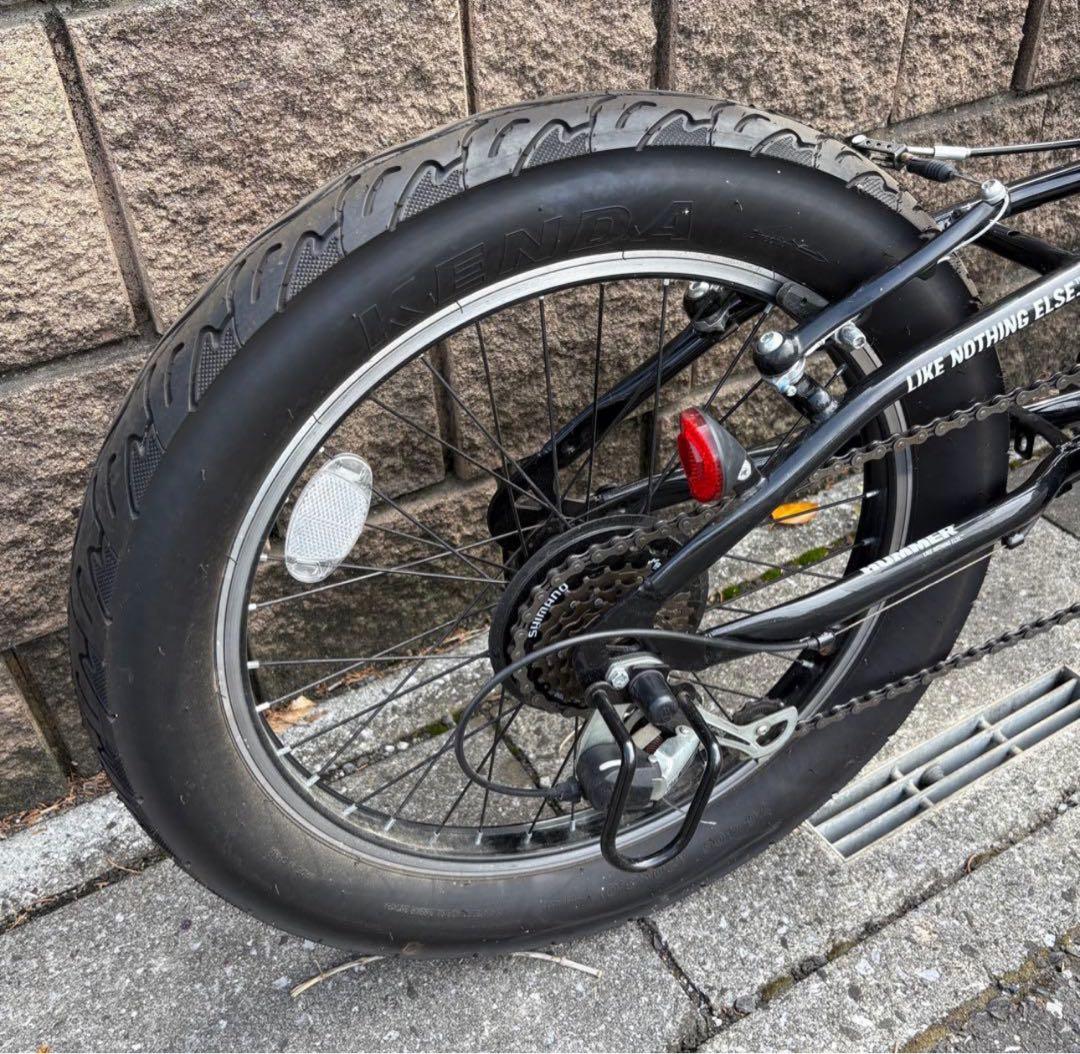 HUMMER 折りたたみ自転車 ブラック