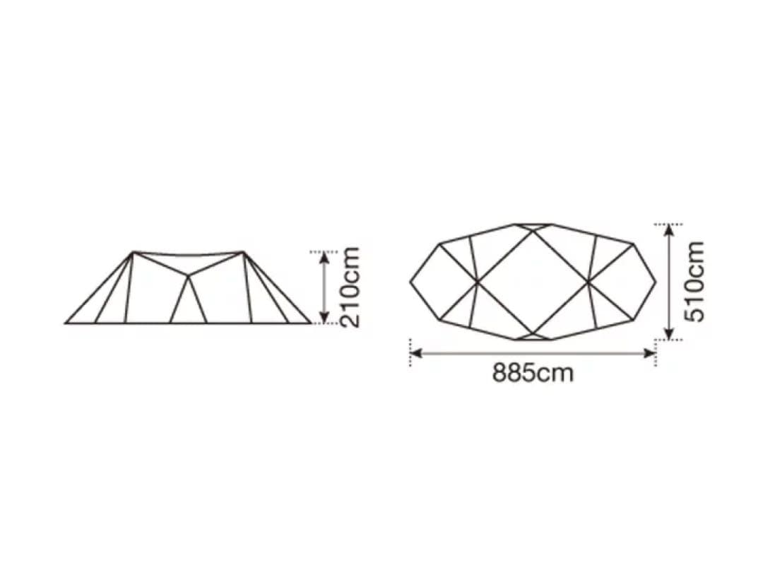  peak TP-820 ランドステーションL 6～8人用