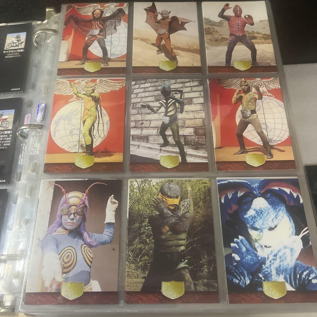 アマダ仮面ライダーカード1号2号フルコンプ225枚+9枚