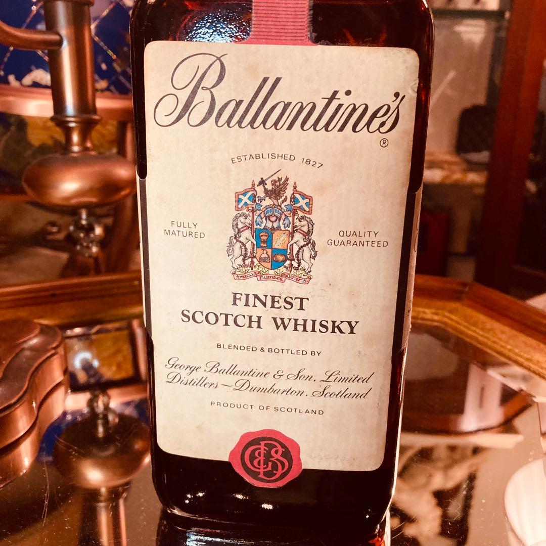 湯布院アンティーク未開封古酒バランタイン ファイネスト 特級750ml 43%