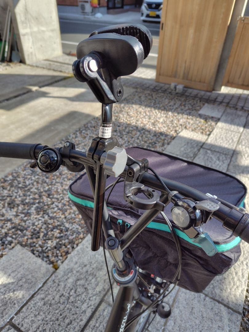 【Yur】ふたごじてんしゃ いしころくろ 専用レインカバー付き